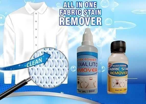 🔥Buy1 Get 1 Free💥🤩 All in One Fabric Stain Remover (50ml Each)