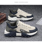 Men's Korean Style High Top Fashion Casual Blue Shoes (Boots )